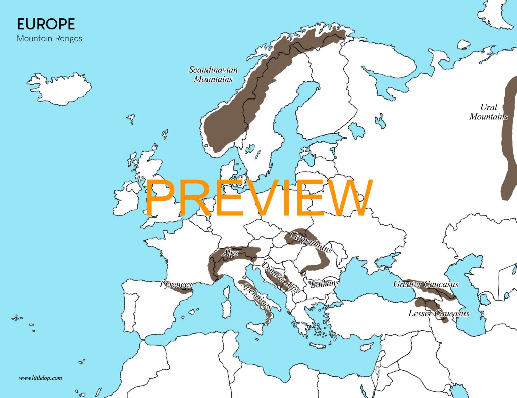 GEOGRAPHY: Europe (PDF)