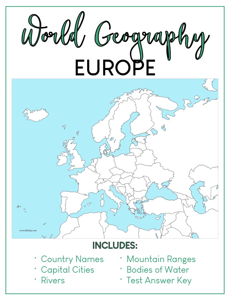 GEOGRAPHY: Europe (PDF)
