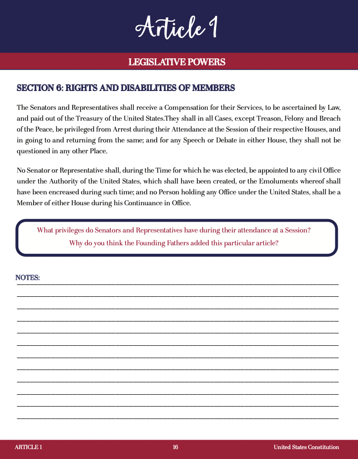 U.S. Constitution: Workbook - Image 5