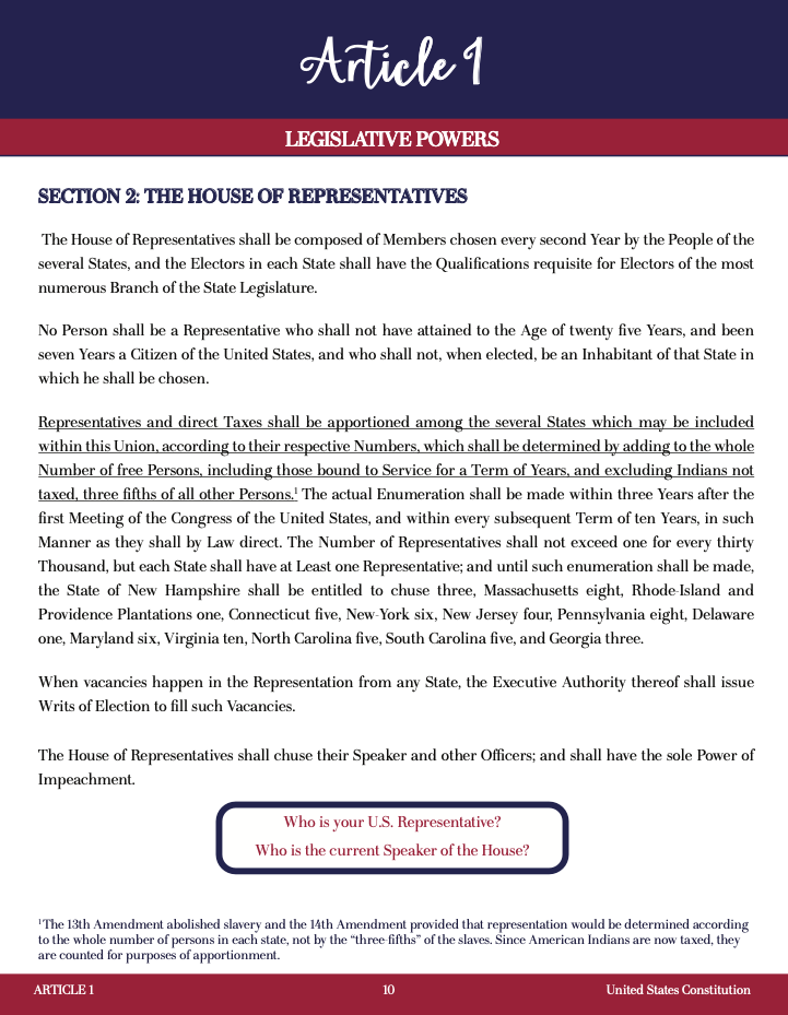 U.S. Constitution: Workbook - Image 4