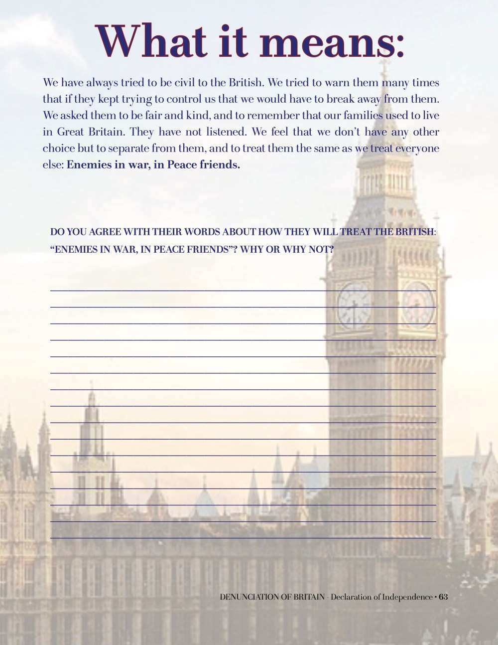 Declaration of Independence: Workbook - Level 1 - - Image 10