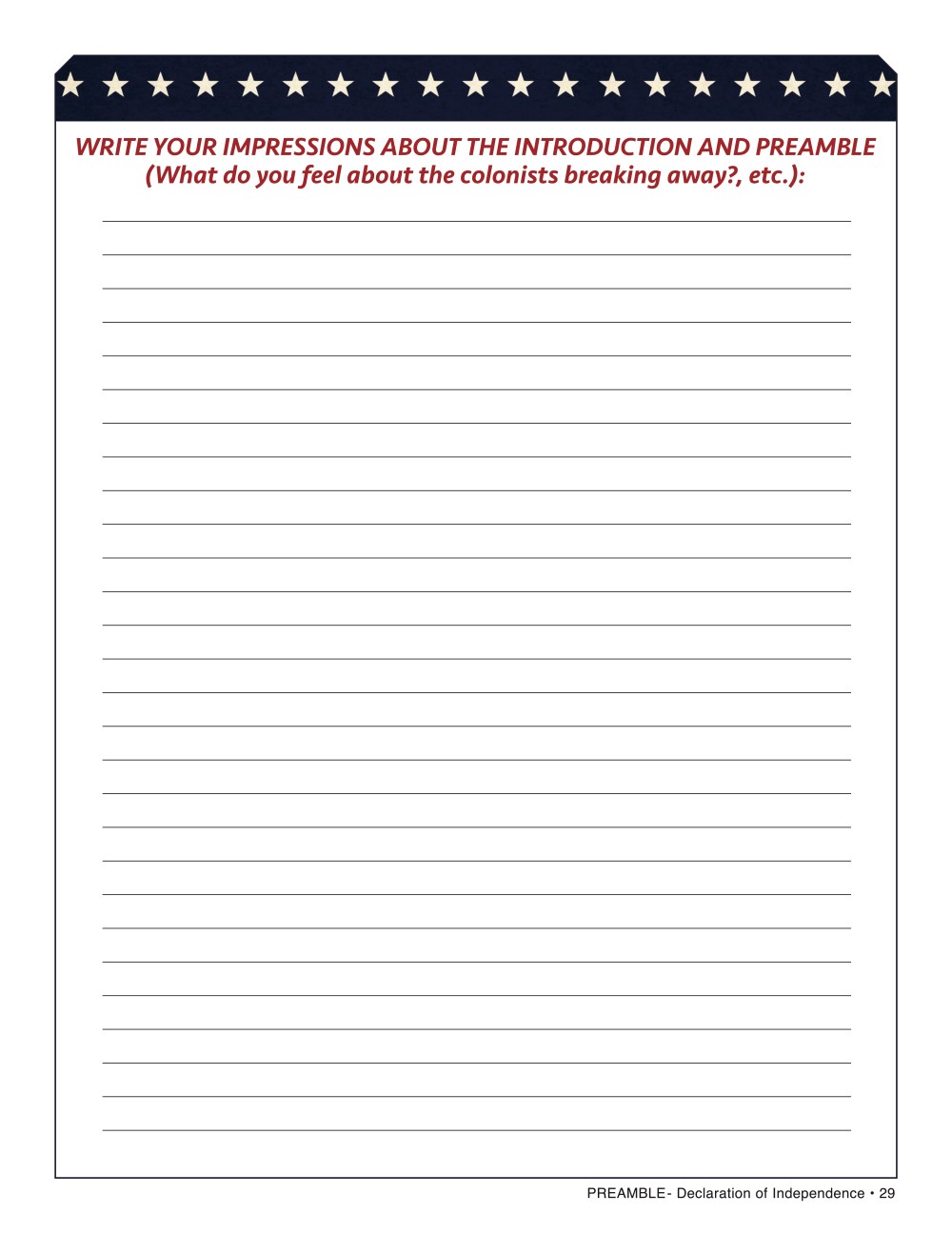 AMERICAN HISTORY: Declaration of Independence Workbook – Level 2 (PRINT EDITION) - Image 6