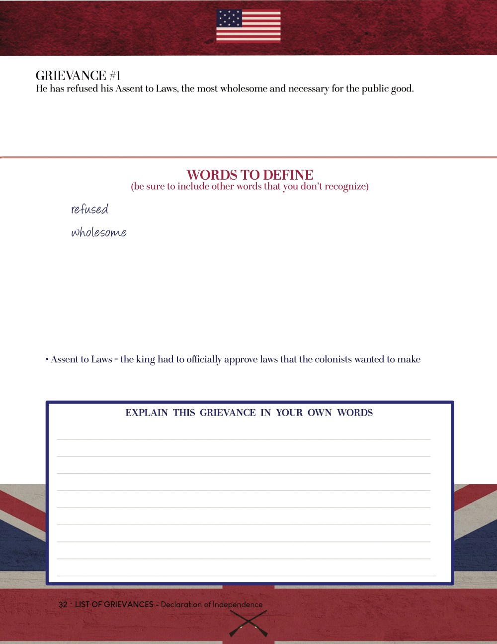 Declaration of Independence: Workbook - Level 1 - - Image 6