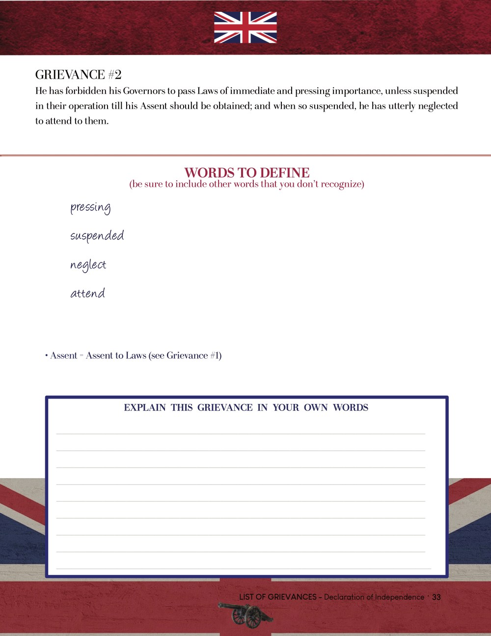 Declaration of Independence: Workbook - Level 1 - - Image 7